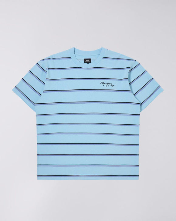 TEE SHIRT WINDUP SKY BLUE  / EDWIN