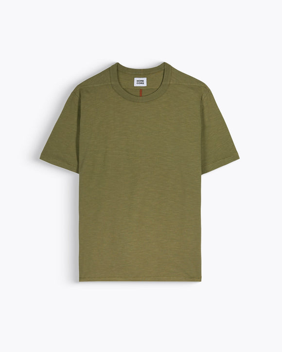 T-SHIRT RODGER OLIVE POUR HOMME HOMECORE