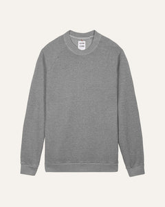 SWEAT HOMME TERRY MOLLETONNE GRIS CLAIR HOMECORE