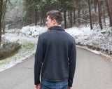 PULL EN LAINE MERINOS VALLON POLO GRIS CABANE