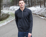 PULL EN LAINE COL CLASSIQUE VALLON GRIS CABANE